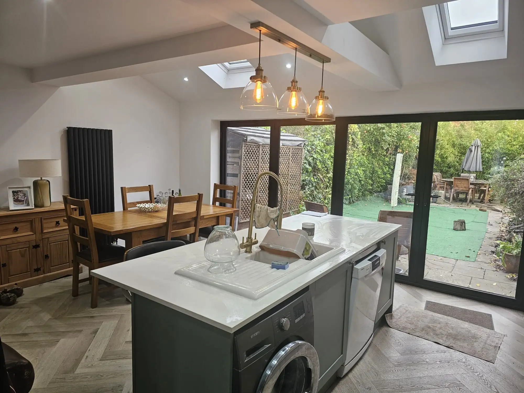 2026 10 A Kitchen Grey Finished Bifolds